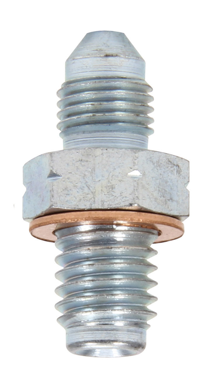 Allstar Performance ALL50037 Adapter Fittings -3 to 10mm-1.5, Steel and Copper, Pair