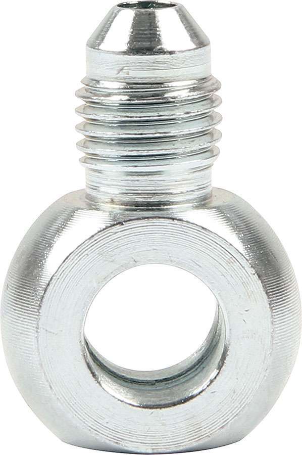 Allstar Performance ALL50061 Banjo Fittings – 4AN Male to 3/8 Inch Banjo Steel with Zinc Oxide Finish, Pair