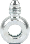 Allstar Performance ALL50067 Banjo Fittings Pair - 3 AN Male to 10mm Steel Banjo Fittings with Zinc Oxide Finish