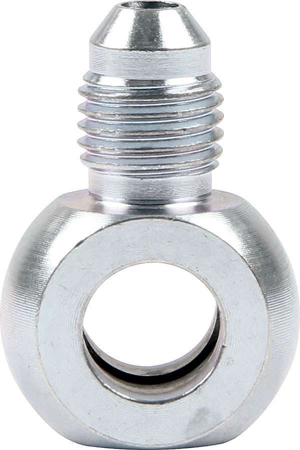 Allstar Performance ALL50068 Banjo Fittings Pair - 4 AN Male to 10 mm Banjo Steel Zinc Oxide