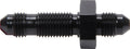 Allstar Performance ALL50092 Straight Bulkhead Fitting 3 AN Male to 3 AN Male Aluminum Black Anodized