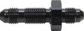 Allstar Performance ALL50093-10 Straight Bulkhead Fittings Set of 10, 4 AN Male to 4 AN Male, Aluminum Black Anodized