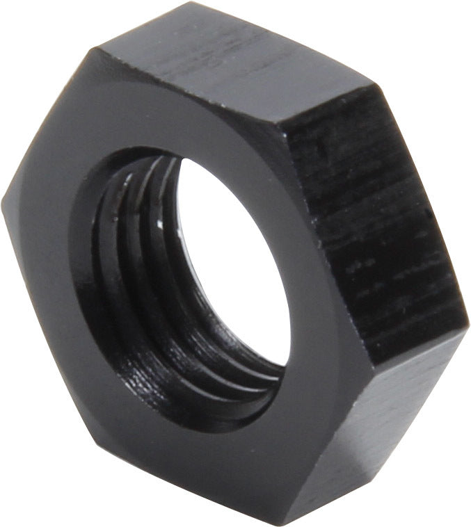 Allstar Performance ALL50099-10 Bulkhead Fitting Nut 4 AN Aluminum Black Anodized Set of 10