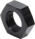 Allstar Performance ALL50099 Bulkhead Fitting Nut 4 AN Aluminum Black Anodized Pair