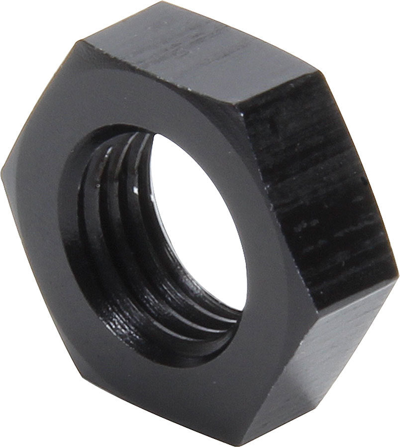 Allstar Performance ALL50099 Bulkhead Fitting Nut 4 AN Aluminum Black Anodized Pair