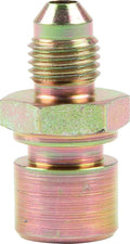 Allstar Performance ALL50103 Brake Line Adapter Clip-In 1/8 Inch NPT Female to 4 AN Male Steel Zinc Oxide Pair