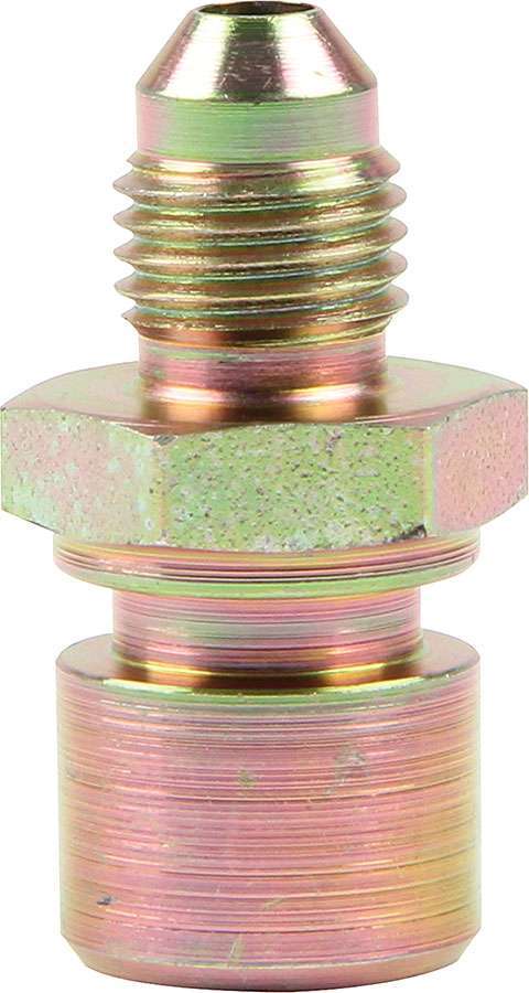Allstar Performance ALL50103 Brake Line Adapter Clip-In 1/8 Inch NPT Female to 4 AN Male Steel Zinc Oxide Pair