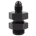 Allstar Performance ALL50104-10 Brake Line Adapter Set of 10, 3 AN Male to 3/8-24 Inverted Flare Male, Aluminum Black Anodized