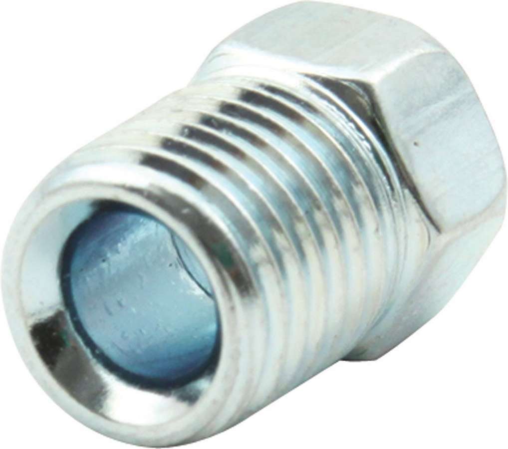 Allstar Performance ALL50110 Inverted Flare Nut Set of 10 for 3/16 Inch Hardline, 3/8-24 Inch Male Thread, Steel with Zinc Oxide Coating