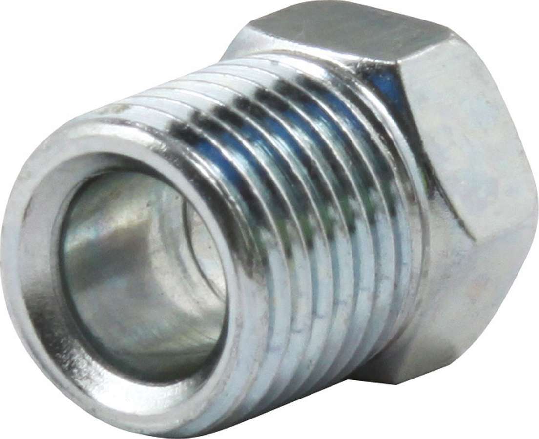 Allstar Performance ALL50116 Inverted Flare Nut Set of 10 for 1/4 Inch Hardline, 7/16-24 Male Thread, Steel with Zinc Oxide Finish
