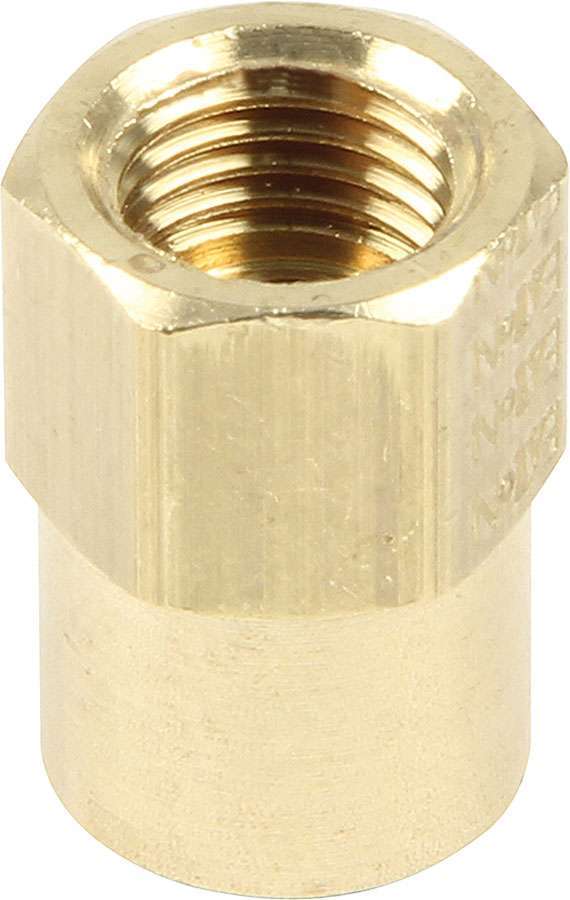 Allstar Performance ALL50127 Brass Adapter Fitting, 1/8 in NPT Female to 3/8-24 in Inverted Flare Female, Pack of 4