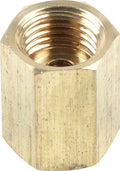 Allstar Performance ALL50130 Inverted Flare Union Set of 4 for 3/16 Inch Hardline, 3/8-24 Male Fittings