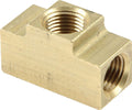 Allstar Performance ALL50137 Inverted Flare Tee 3/16 Inch with 1/8 Inch NPT Female Brass Fitting