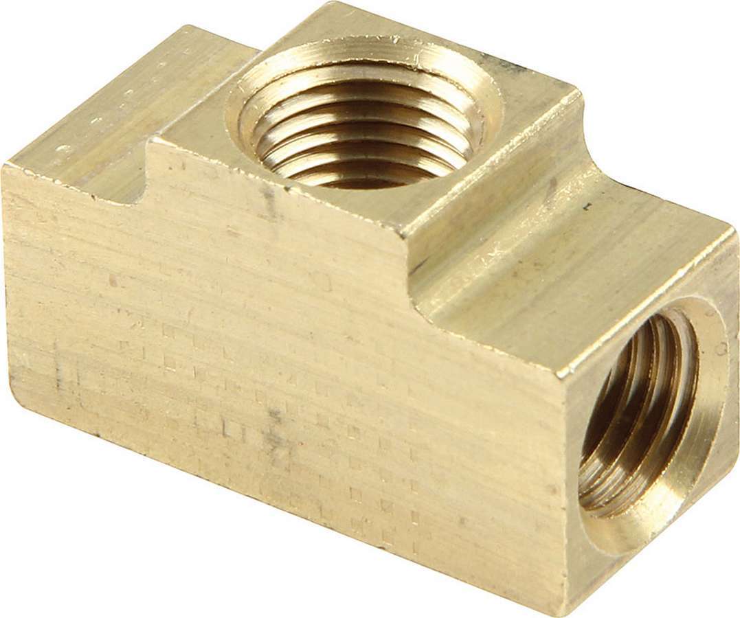 Allstar Performance ALL50137 Inverted Flare Tee 3/16 Inch with 1/8 Inch NPT Female Brass Fitting
