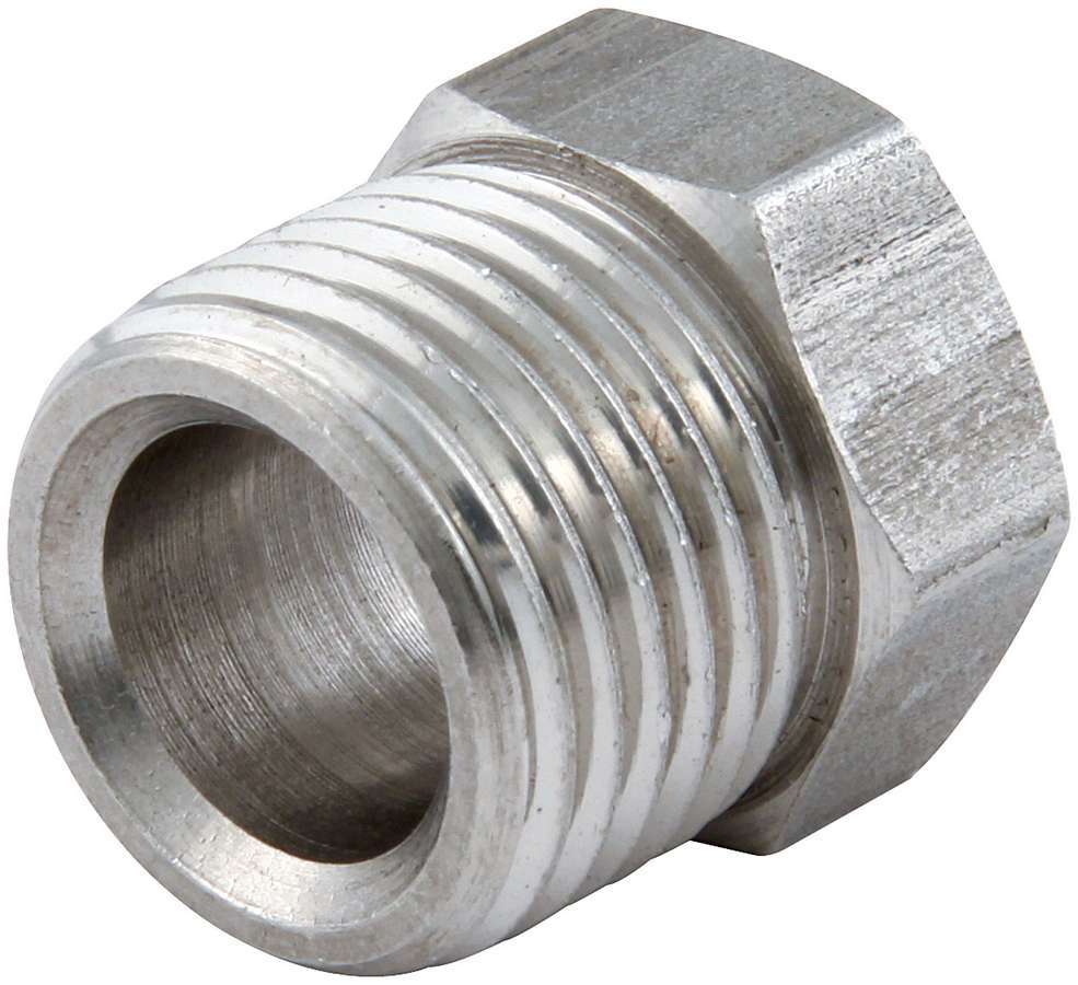 Allstar Performance ALL50143 Inverted Flare Nut Set of 4 for 3/8 Inch Line, 5/8-18 Flare Male, Stainless Steel, Natural Finish