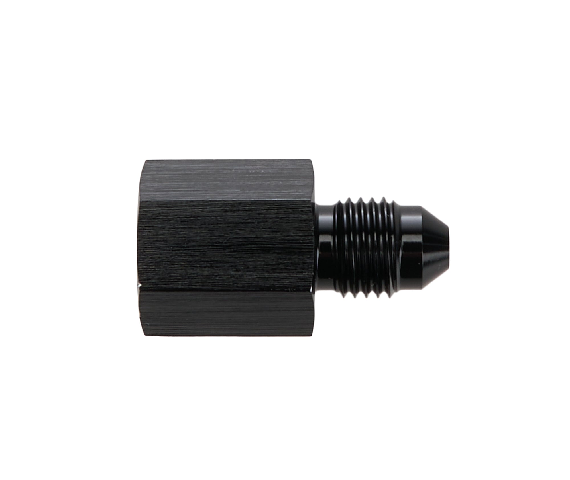 Allstar Performance ALL50201 Aluminum Adapter Fitting -3AN to 1/8 Inch NPT Female, Black Anodized