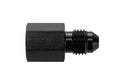 Allstar Performance ALL50202 Aluminum Fitting Adapter - 1/8 Inch NPT Female to 4AN Male, Black Anodized