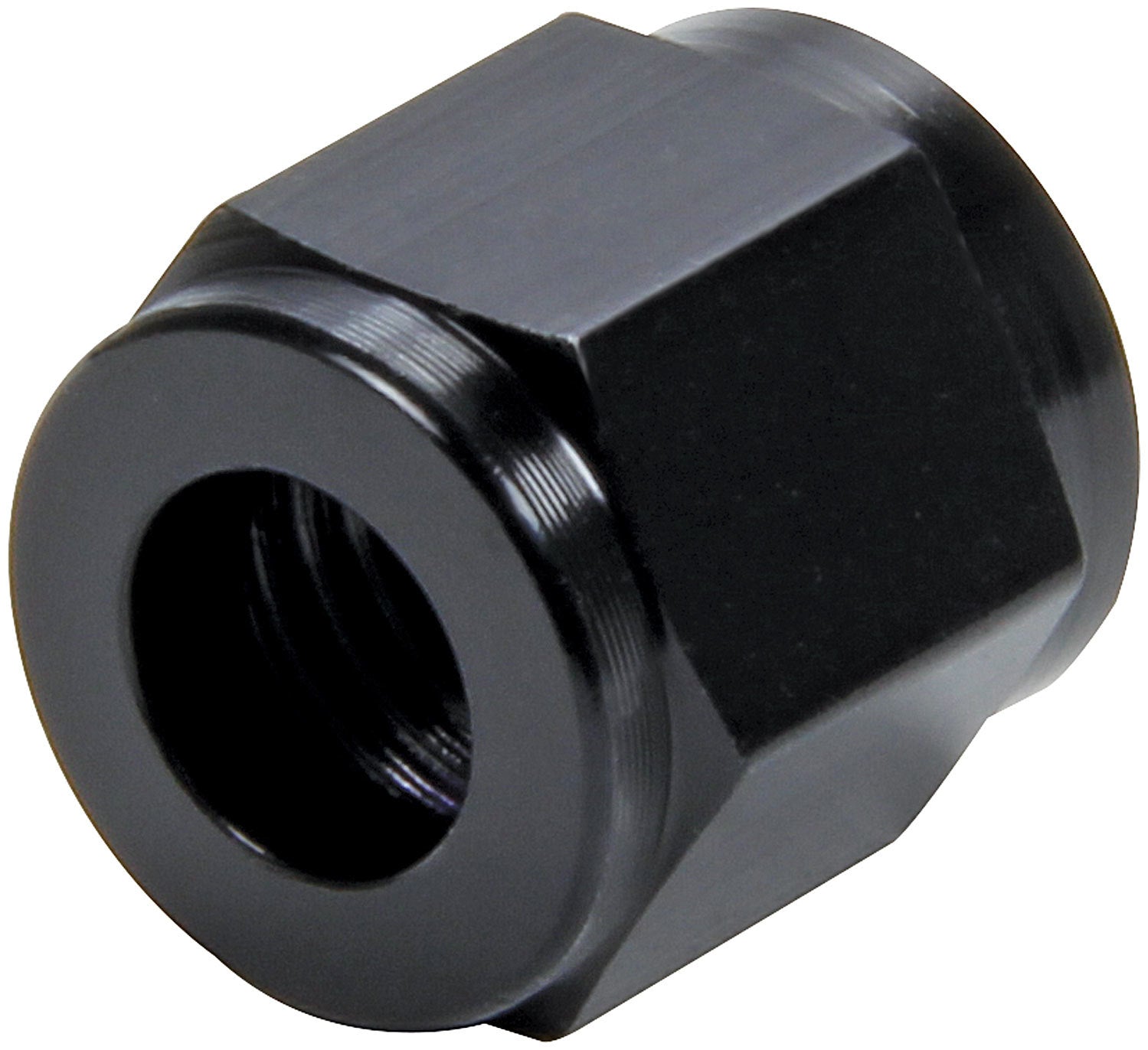 Allstar Performance ALL50321-20 Aluminum 4AN Tube Nuts Black Anodized Set of 20