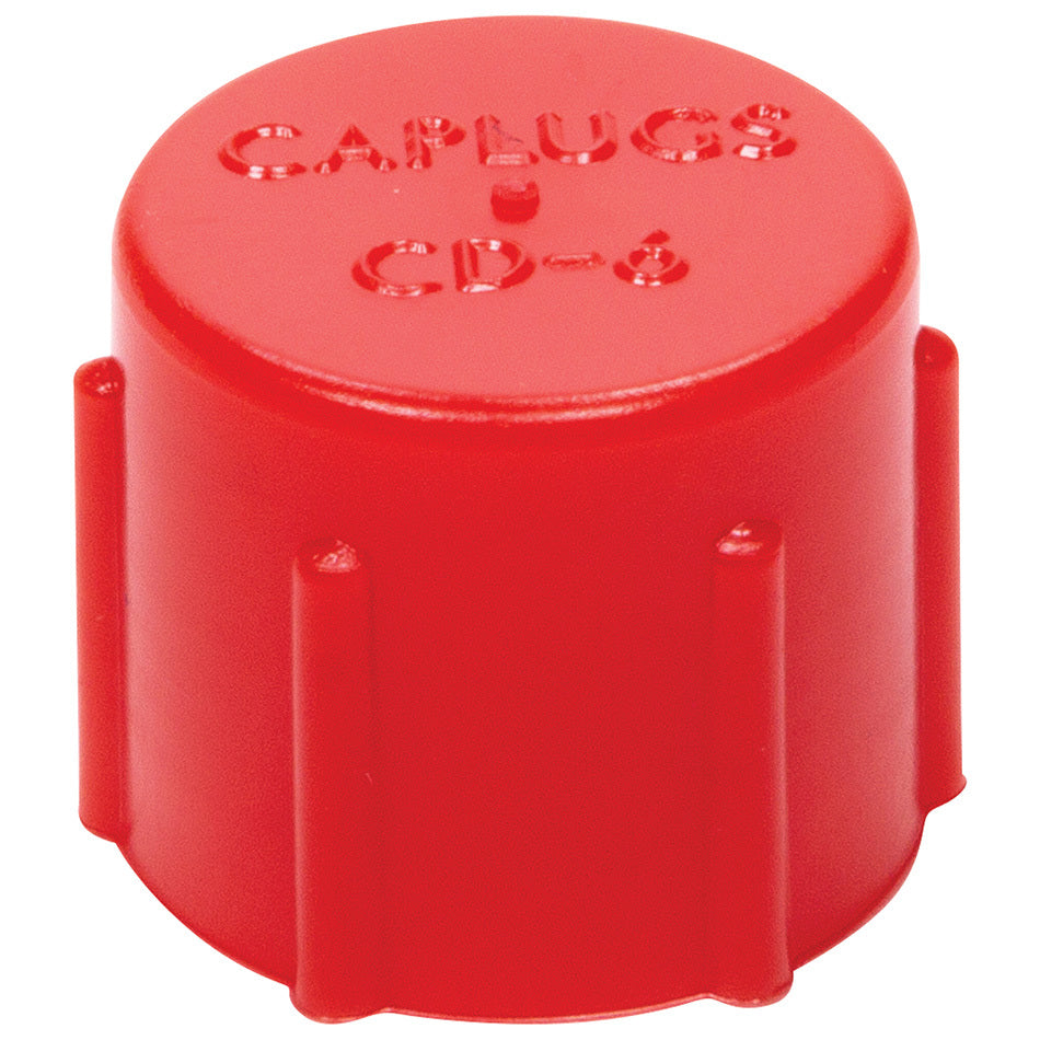 Allstar Performance ALL50803 - 6 AN Plastic Dust Caps - Red, Pack of 20