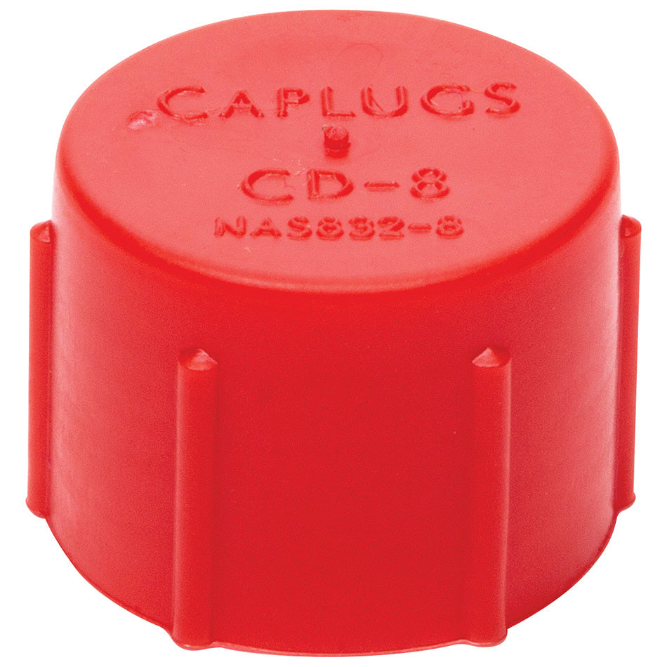 Allstar Performance ALL50804 -8 AN Plastic Dust Caps Set of 20 in Red