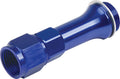 Allstar Performance ALL50900 Carburetor Inlet Fitting with Washer, 8 AN Female to 7/8-20 Male, Aluminum, Blue Anodized