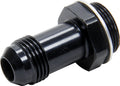 Allstar Performance ALL50906 Short Carburetor Inlet Fitting 8 AN Male to 7/8-20 Male Black Aluminum