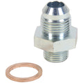 Allstar Performance ALL50915 Fuel Pump Fitting 8AN Male to 5/8-18 Inch Male Steel Zinc Oxide Adapter