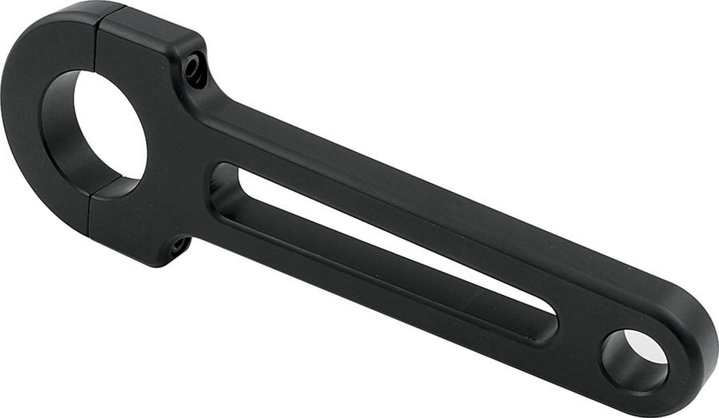 Allstar Performance ALL52128 Steering Column Bracket, 1 3/4 Inch Diameter Tube, Black Anodized Aluminum, 7.5 Inch Length, Clamp-On Mount