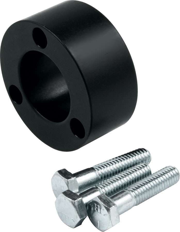 Allstar Performance ALL52312 Steering Wheel Spacer 1 Inch Thick with Hardware in Black Anodized Aluminum