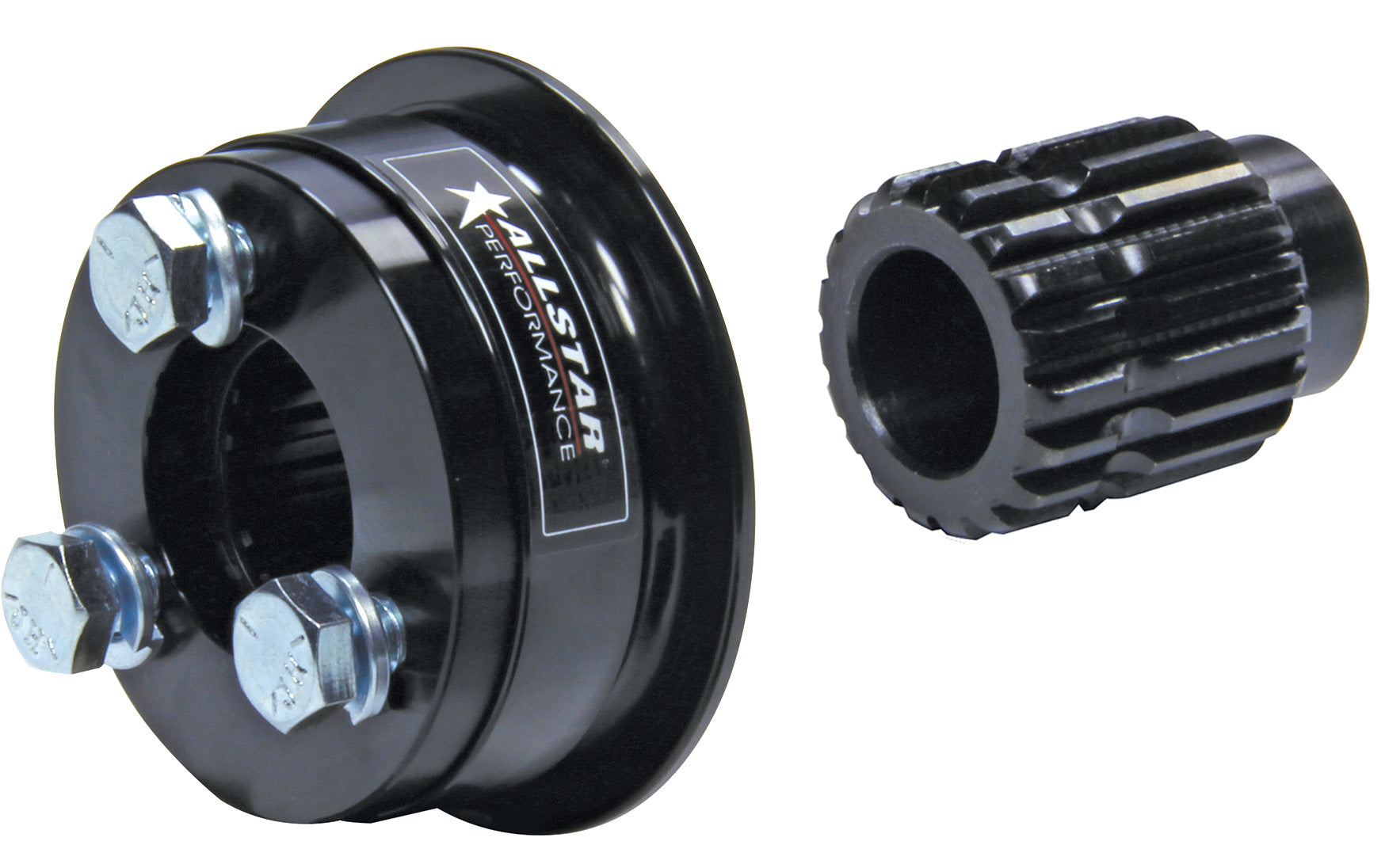 Allstar Performance ALL52318 Steering Wheel Quick Release Spline Style Economy in Black Anodized Aluminum