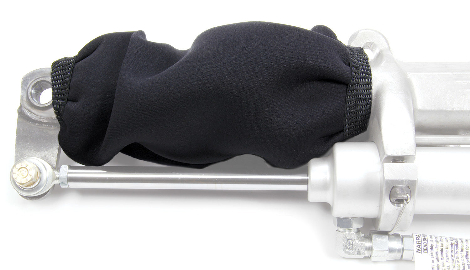 Allstar Performance ALL52345 Steering Rack Boot Cover with Hook and Loop Attachment, 10-Inch Length, Polyester Material, Black