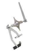 Allstar Performance ALL54098 Adjustable Gas Pedal with Straight Foot Box Mount, Aluminum, Natural Finish