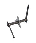 Allstar Performance ALL54105 Throttle Cross Shaft Assembly with Hardware, Aluminum and Steel Construction, Natural and Black Anodized Finish