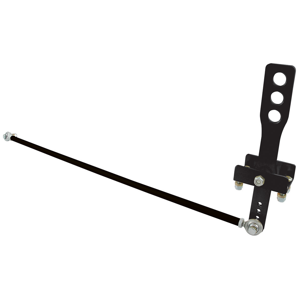 ALLSTAR Performance ALL54108 1 Lever Floor Mount Shifter Assembly in Aluminum with Black Anodized Finish
