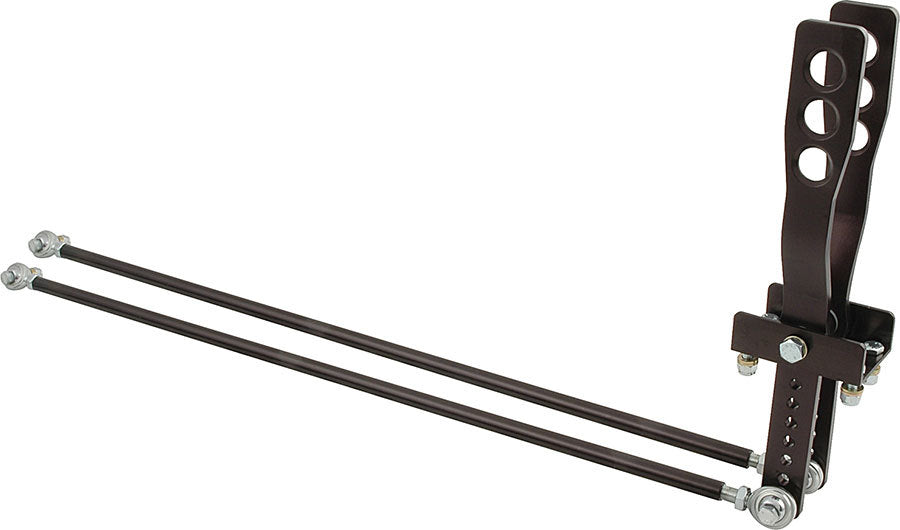 Allstar Performance ALL54120 2-Lever Floor Mount Shifter Assembly in Black Anodized Aluminum