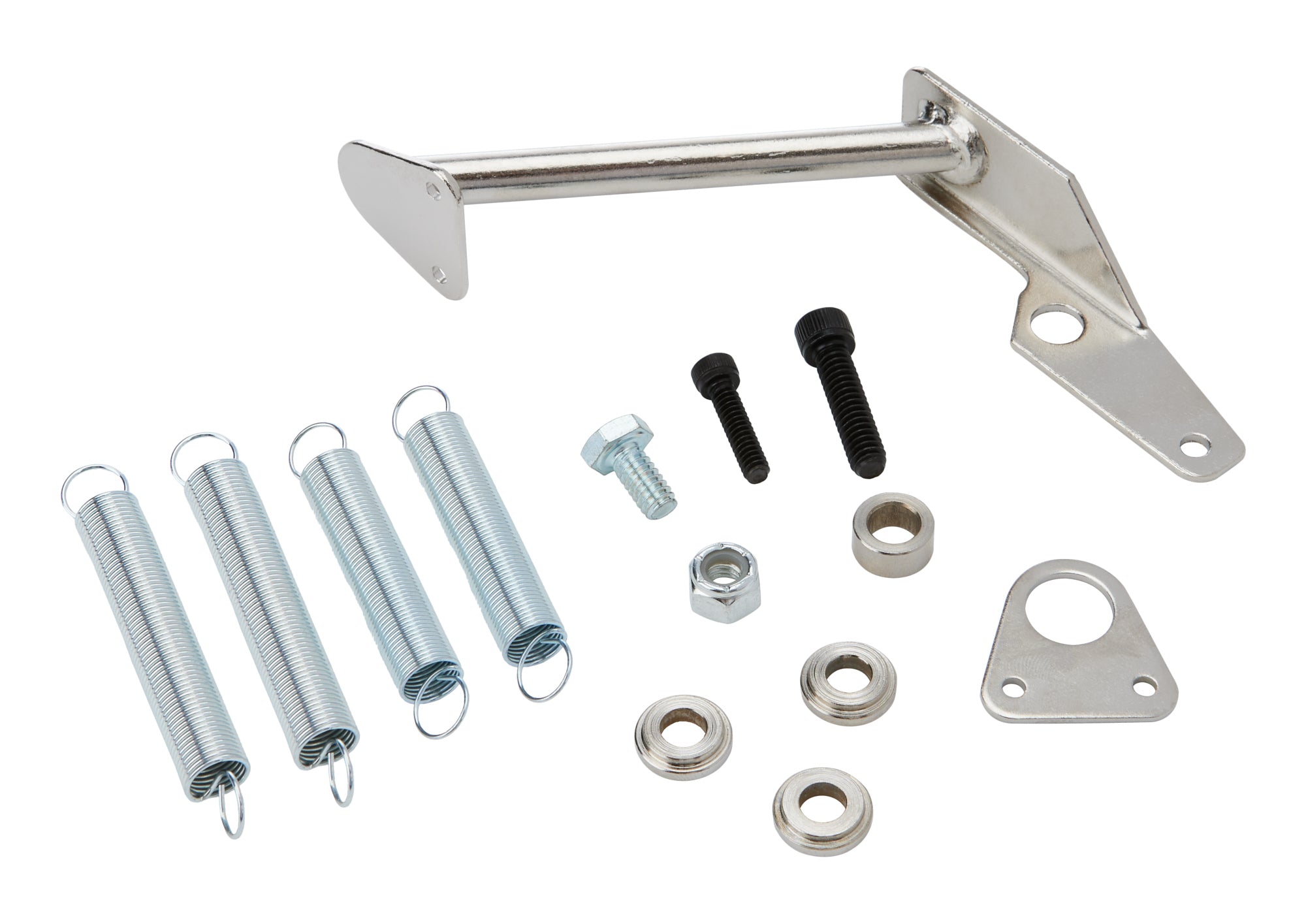 Allstar Performance ALL54168 Throttle Return Spring Kit for Carburetor Mounts, Steel Chrome Finish, Includes Four Springs