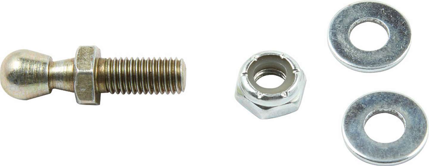 Allstar Performance ALL54172 Throttle Ball Stud Kit 1/4 Inch-28 Steel Cadmium Finish