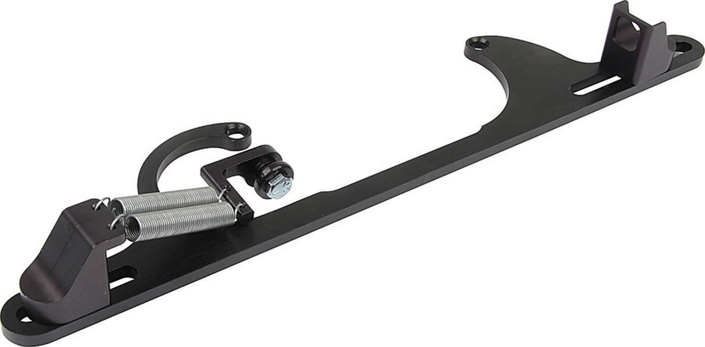 ALLSTAR Performance Throttle Bracket for GM 4150/Edelbrock Carbs with Aluminum Construction and Black Anodized Finish
