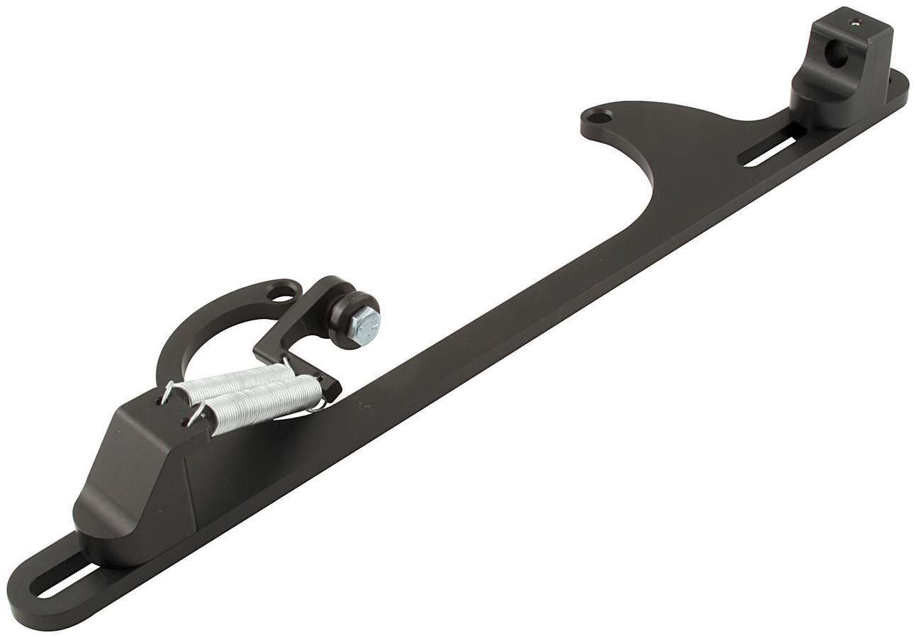 Allstar Performance ALL54219 Throttle Bracket for 4150/Edelbrock Carburetors, Aluminum, Black Anodized