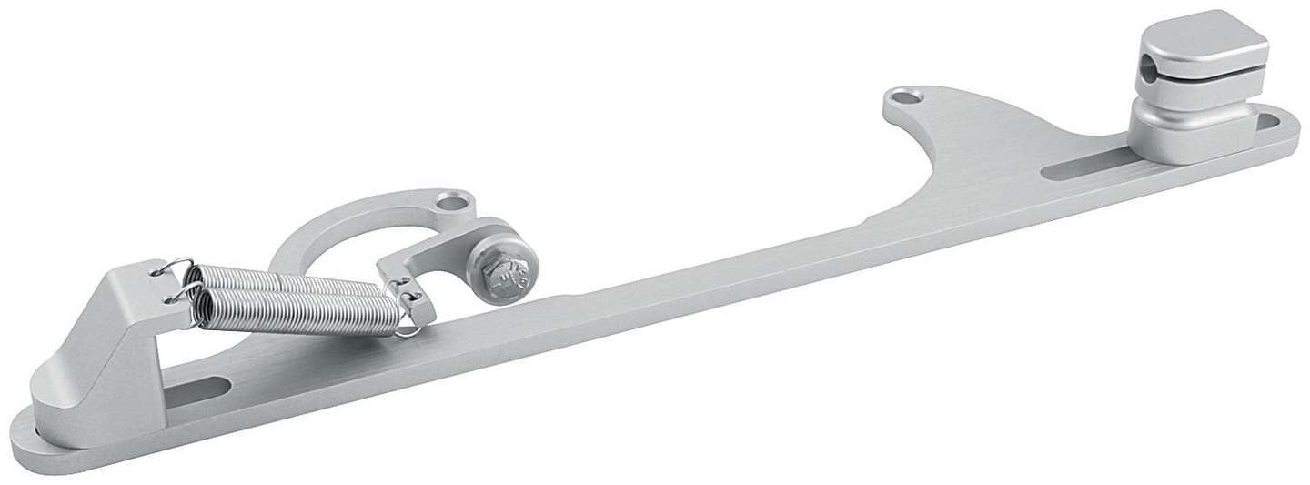 Allstar Performance ALL54224 Throttle Bracket for Mopar 4150 and Edelbrock Carburetors, Aluminum with Clear Anodized Finish