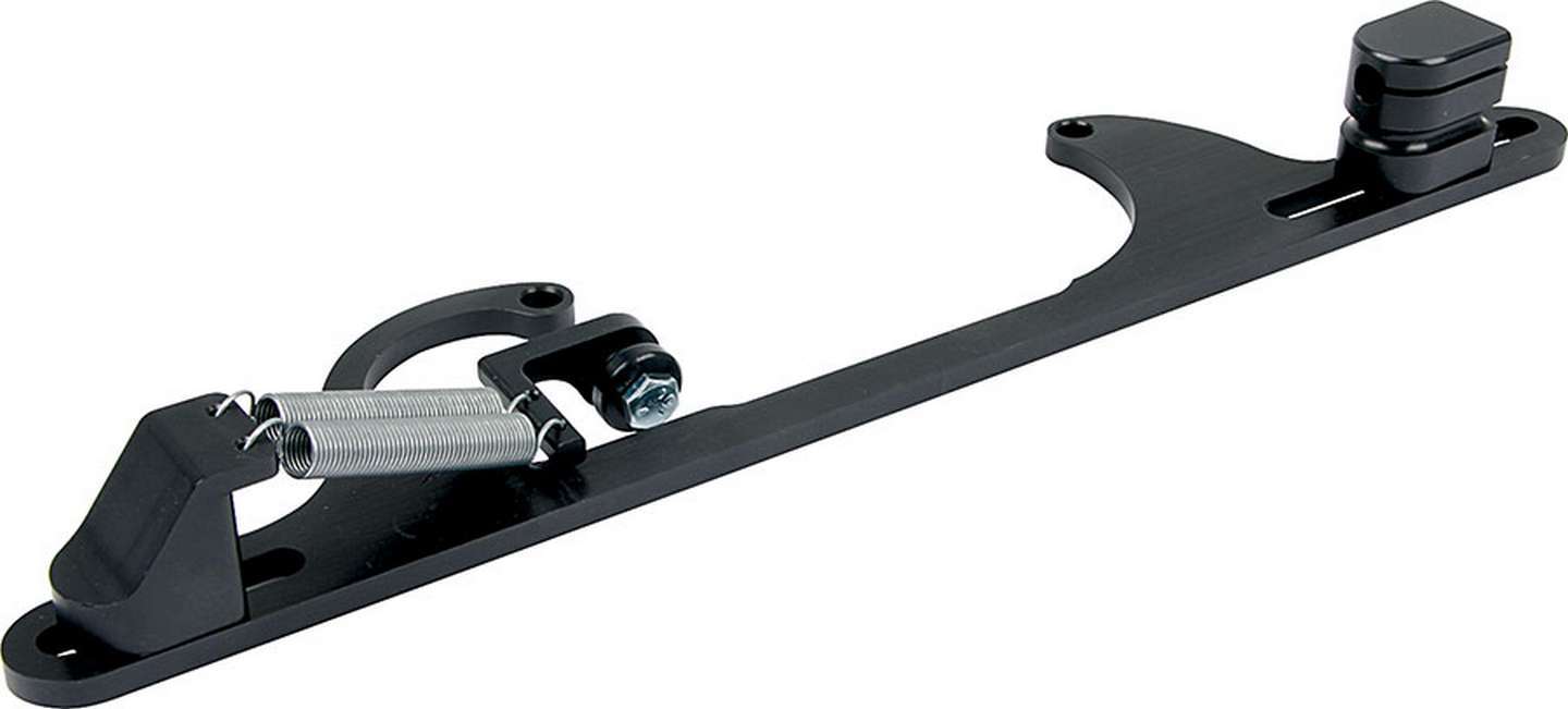 Allstar Performance ALL54225 Throttle Cable Bracket for Mopar 4150 and Edelbrock Carbs, Aluminum, Black Anodized