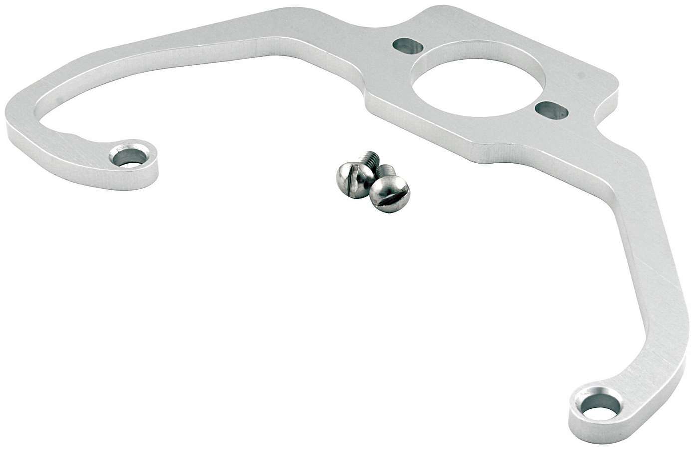 Allstar Performance ALL54284 Fuel Pressure Regulator Bracket for Holley 4150 Square Bore, Aluminum, Natural Finish