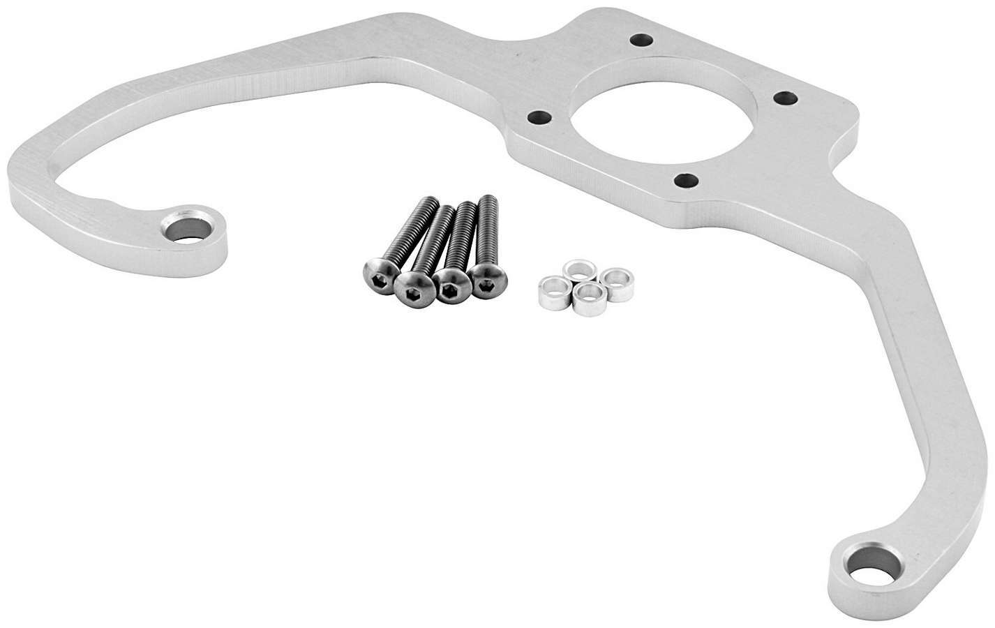 ALLSTAR Performance ALL54288 Fuel Pressure Regulator Bracket for Magnafuel 4150, Aluminum, Natural Finish