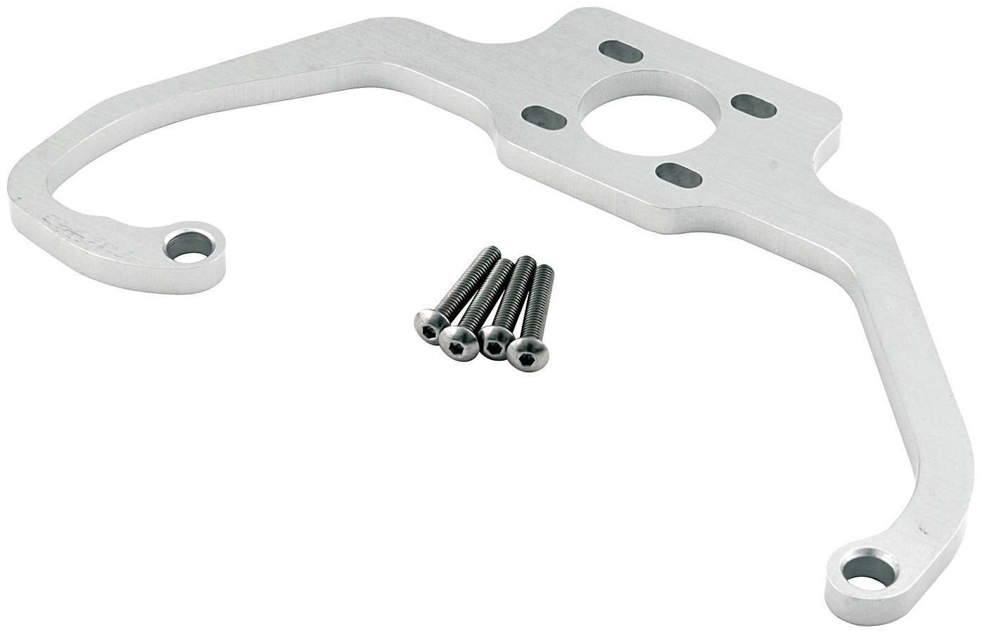 Allstar Performance ALL54292 Fuel Pressure Regulator Bracket for Mallory 4150 Series, Aluminum, Natural Finish