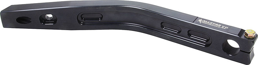 Allstar Performance ALL55034 Rear Driver Side Torsion Arm for Sprint Cars, 1 Inch Spline, 5 Inch Offset, 16 Inch Length, Black Anodized Aluminum