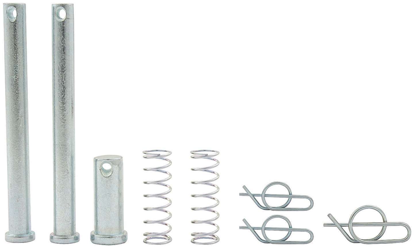 Allstar Performance ALL55094 Jacobs Ladder Pin Kit with Steel Clips and Springs, 1/2 Inch Diameter, 1-1/2 Inch Length