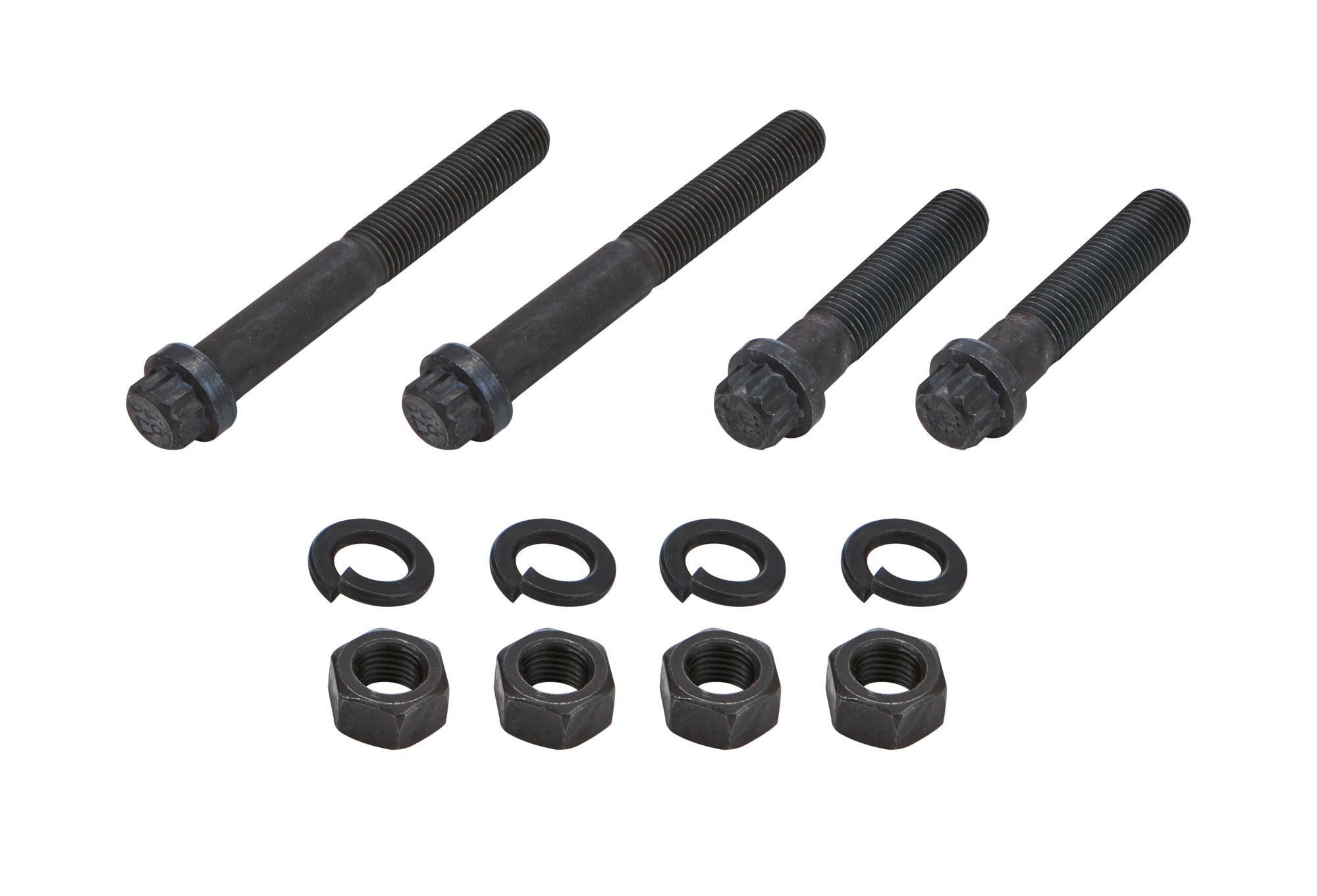 Allstar Performance ALL55963 Spindle Bolt Kit for AMC Pacer Spindle, 7/16-20 Thread, Steel, Black Oxide Finish