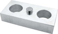 ALLSTAR Performance ALL56061 Aluminum Leaf Spring Block, 1 Inch Height, 2.5 Inch Width, 5 Inch Length, 5/8 Inch Diameter Pin