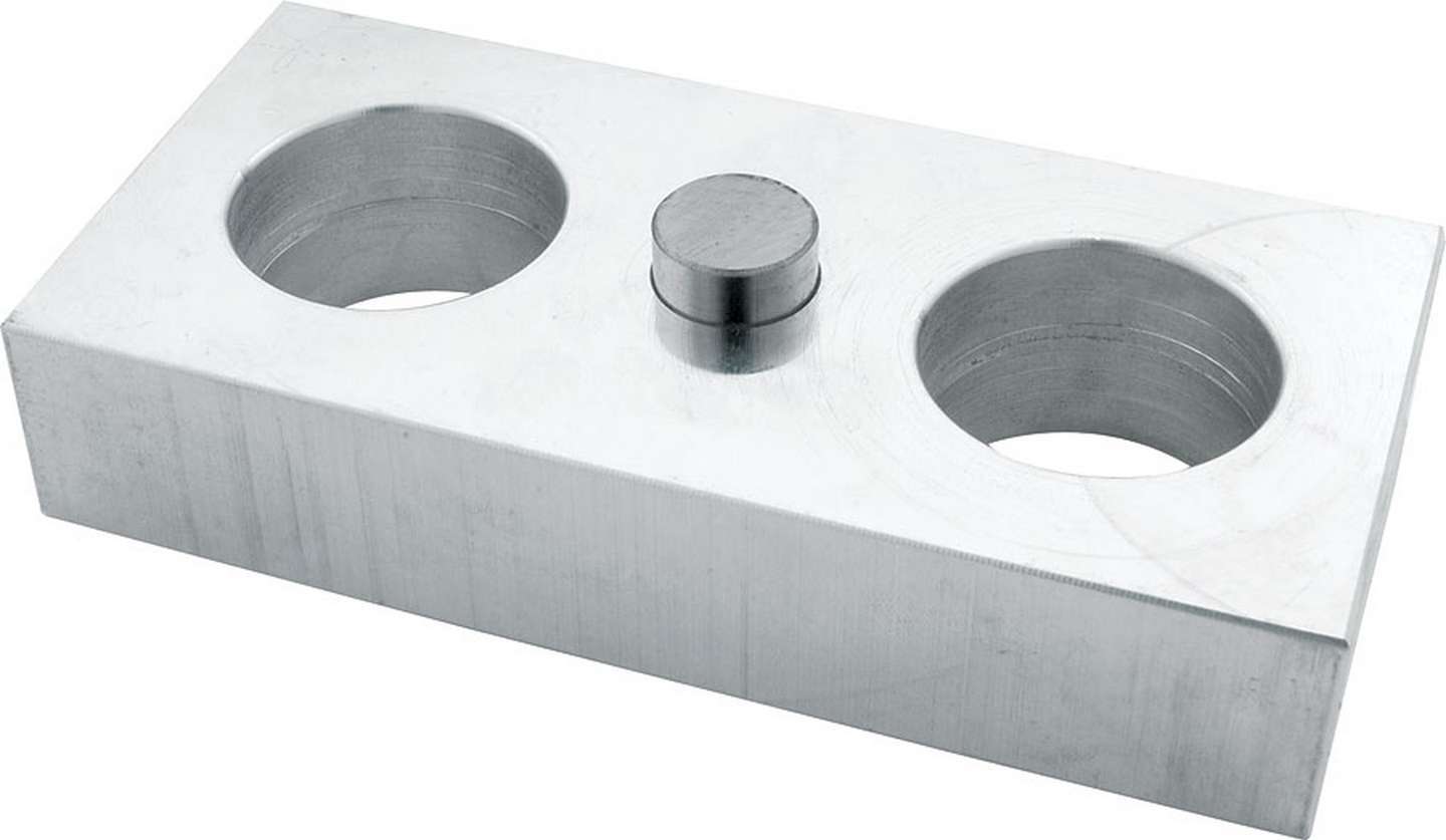 ALLSTAR Performance ALL56061 Aluminum Leaf Spring Block, 1 Inch Height, 2.5 Inch Width, 5 Inch Length, 5/8 Inch Diameter Pin