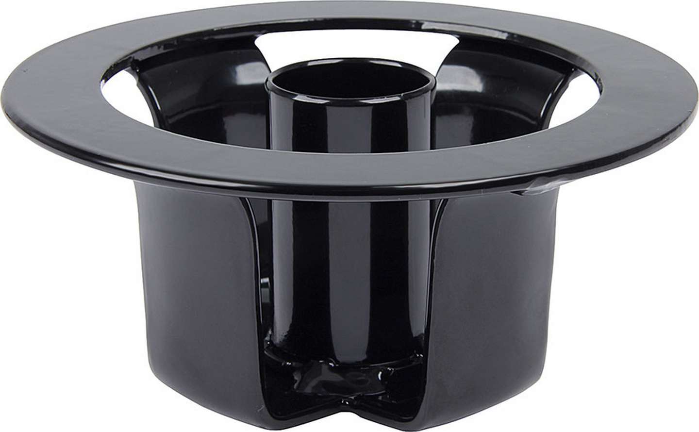 Allstar Performance ALL56113 Lightweight Upper Spring Cup for Steel Coil Springs, Black Powder Coat Finish